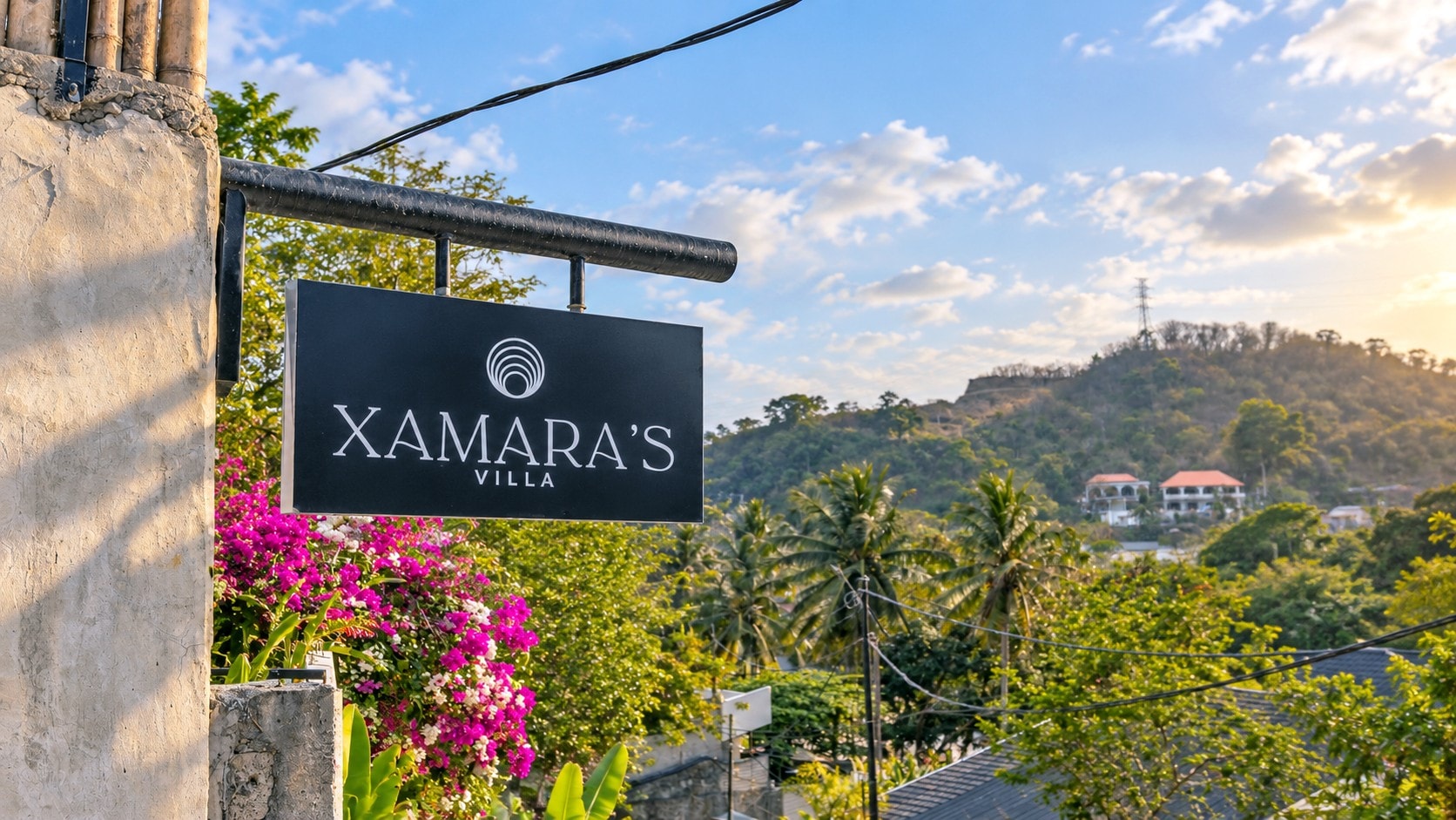 Xamaras Villa, in the hills above Kuta.