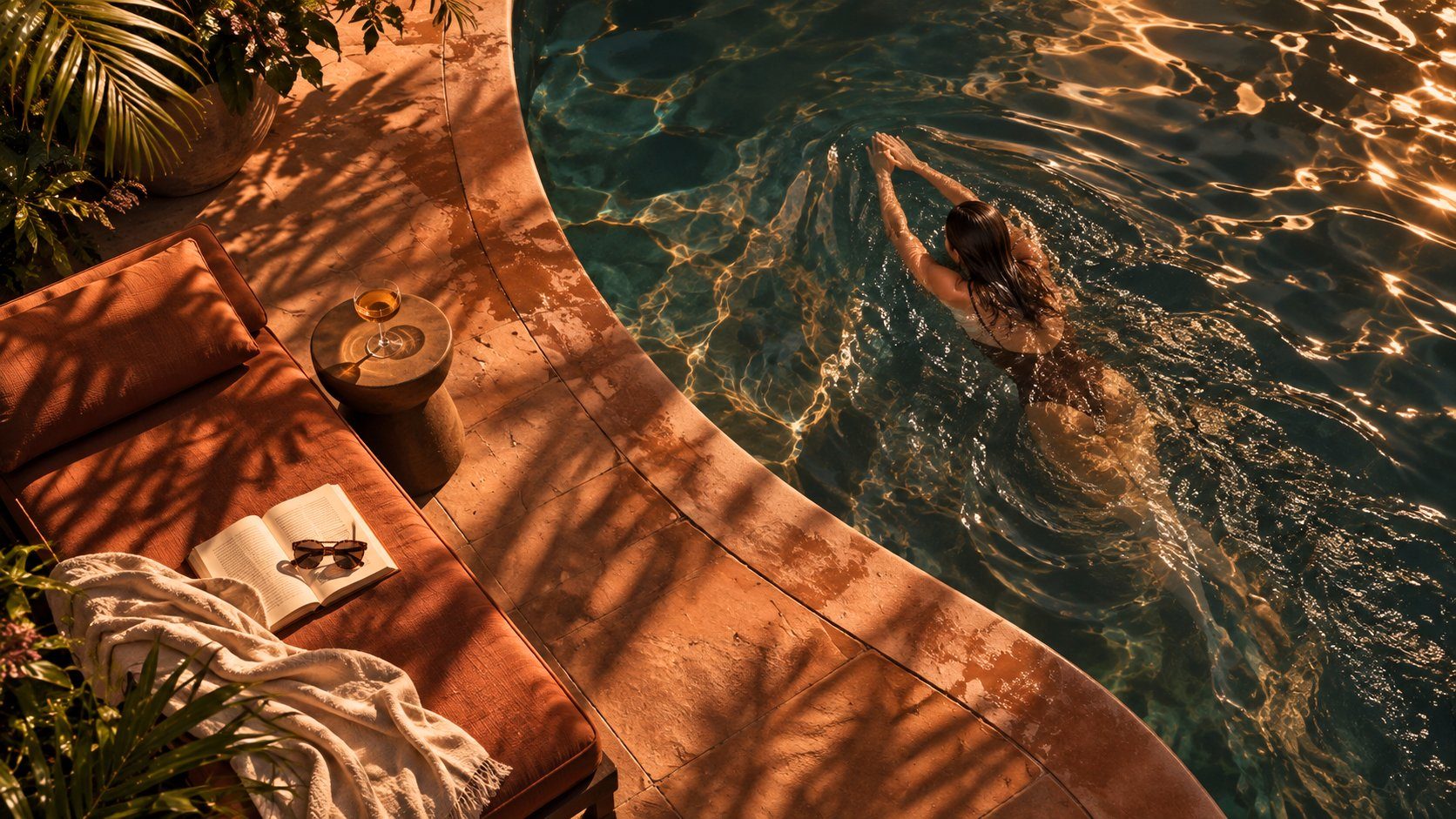 Pool at Xamaras Wellness Retreat