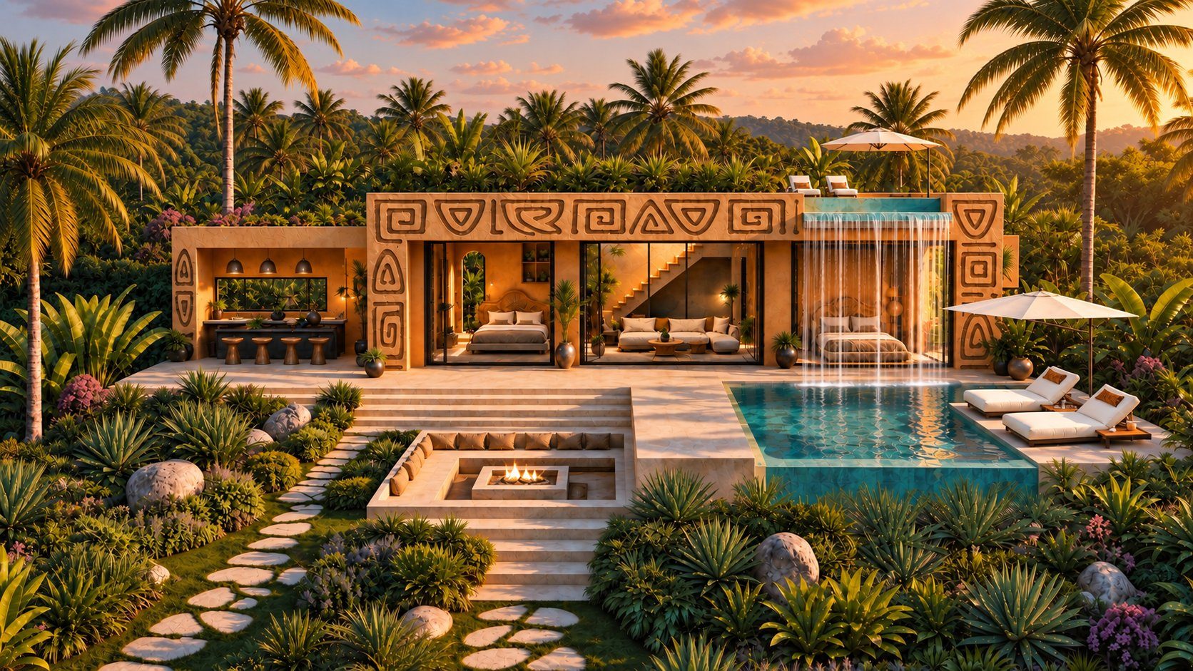 Presidential Villa, Exterior